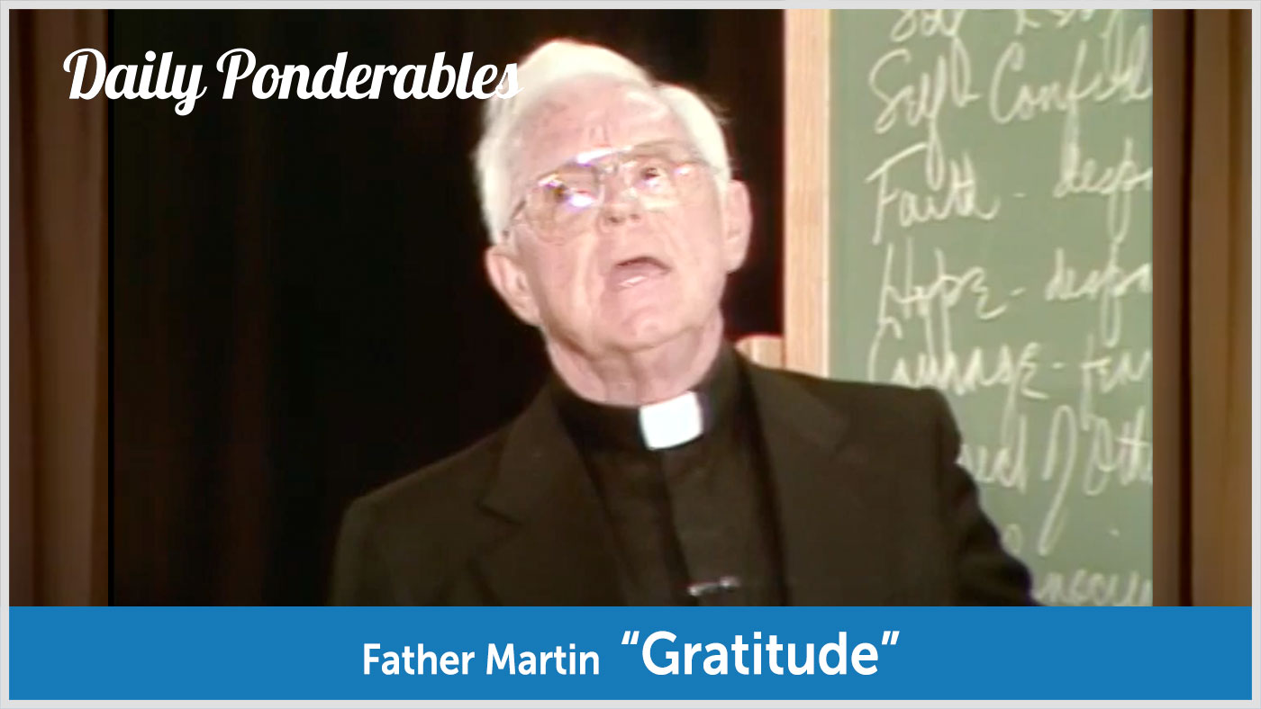 Father Martin - "Gratitude" video